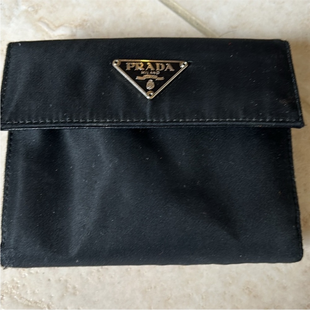 Vintage Prada nylon wallet